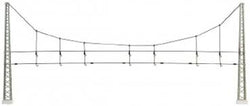 Sommerfeldt 132 Cross Span Bridge With Masts 480mm Kit Pk1