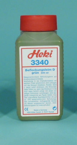 Heki 3340 Flock Glue Green 200ml