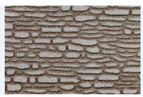 Heki 70052 HO TT Rustic Quarry Stone Wall 28 x 14 cm x2