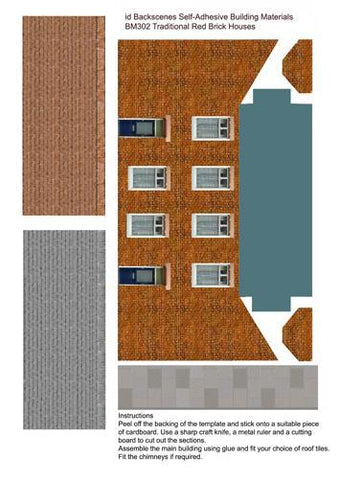 id Backscenes Traditional Red Brick Houses (BM302)