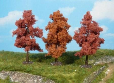 Heki 1704 4 Autumnal Trees 8 To 12cm (ARTLINE)