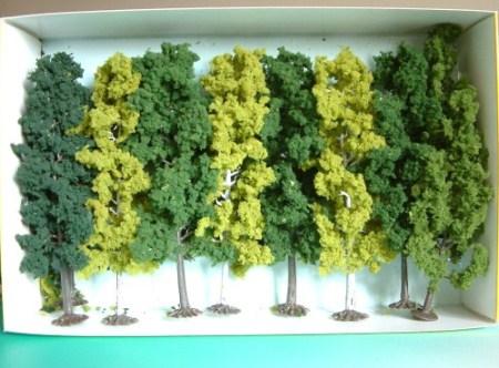 Heki 1762 10 Mixed Tree Assortment Box 14 - 18cm