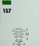 sommerfeldt 157 24 x insulators green 3 3 x 3 6mm